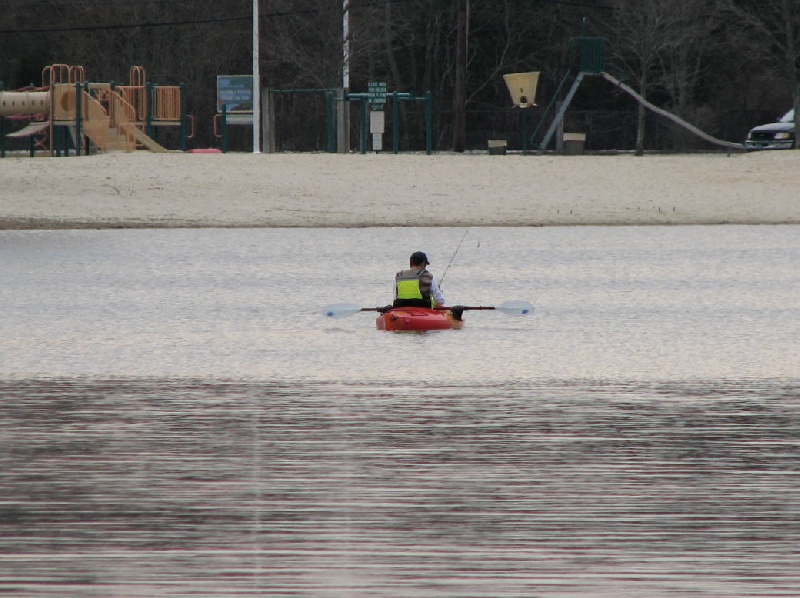 Thought I would give kayaking a try. near Clayton